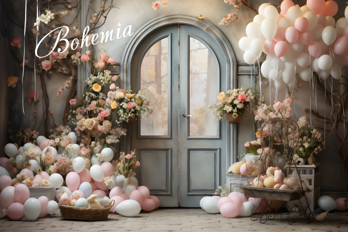 Пролетен Великденски фотографски фон 45