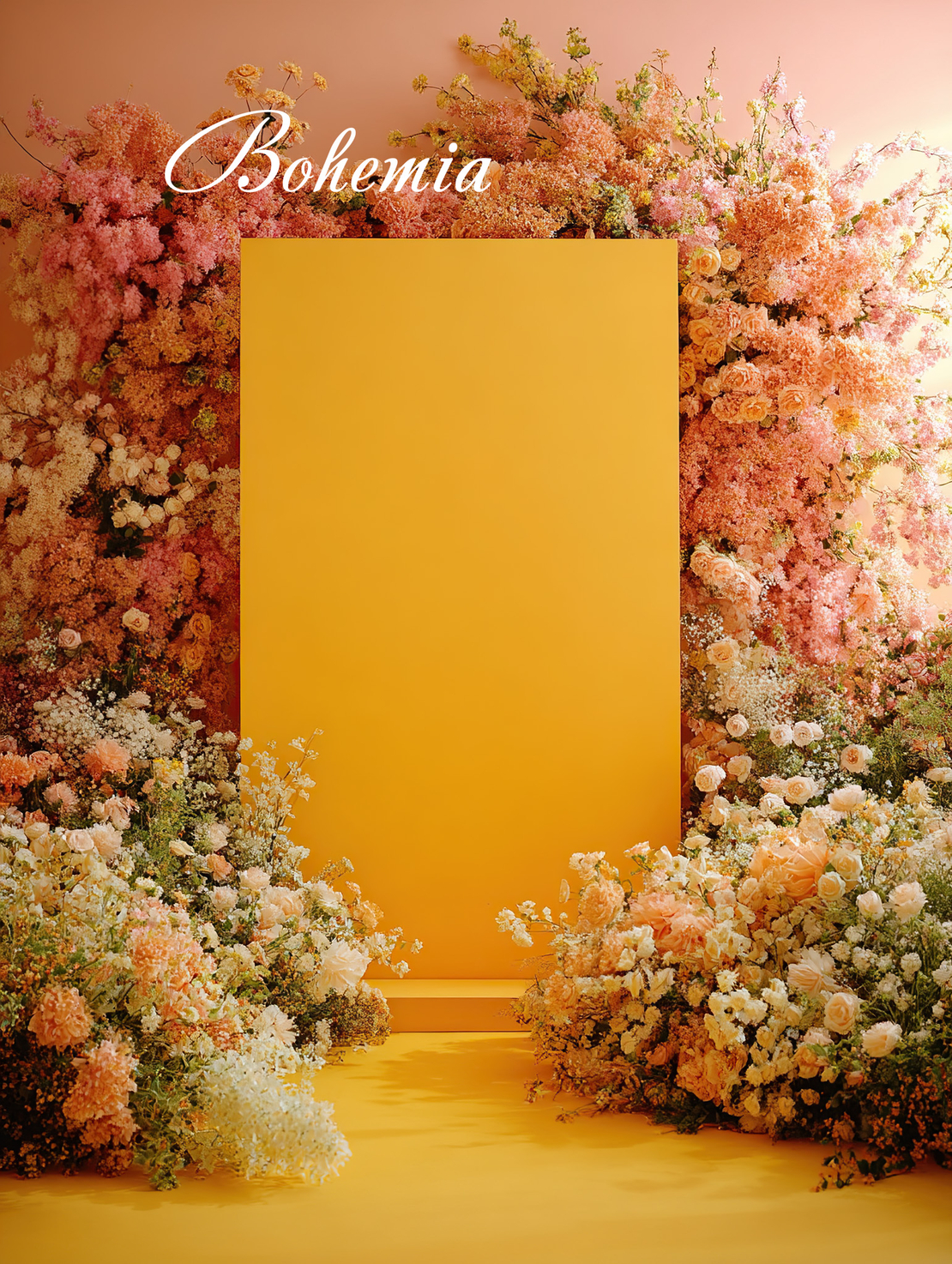 Пролетен фотографски фон с цветя 86