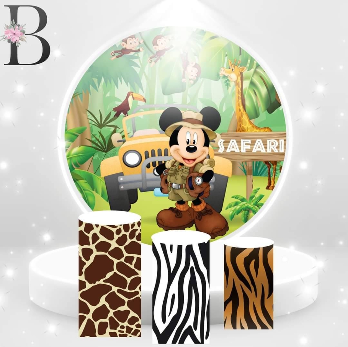 Фон винил Мики Маус