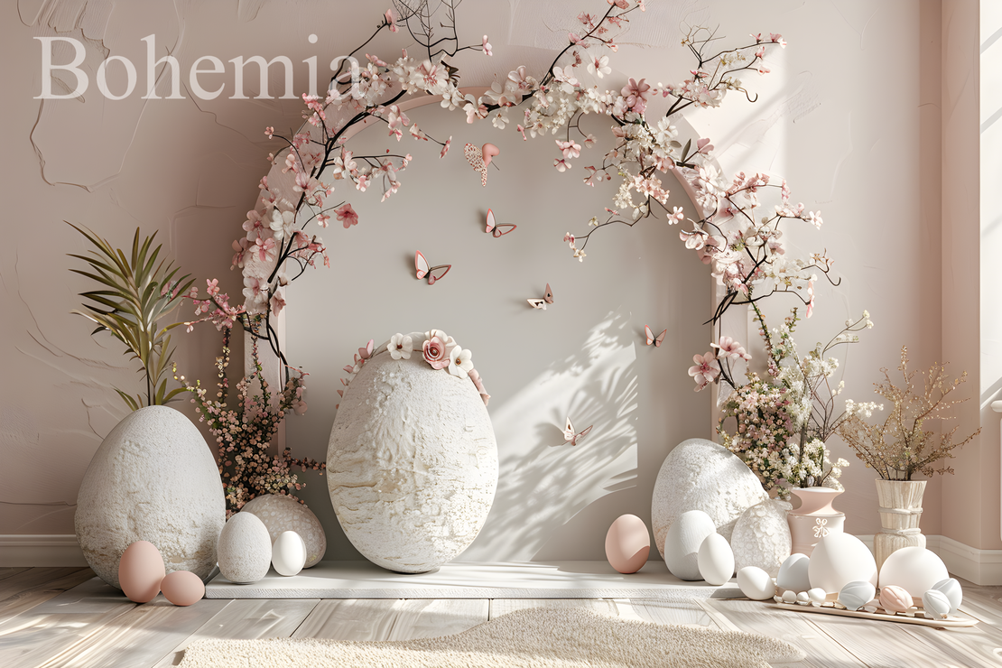 Пролетен Великденски фотографски фон 28