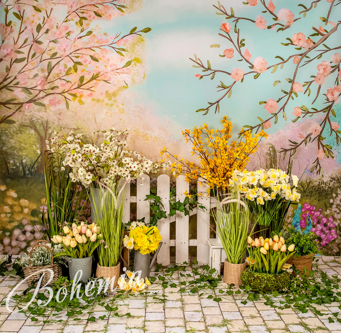 Пролетен Великденски фотографски фон 59