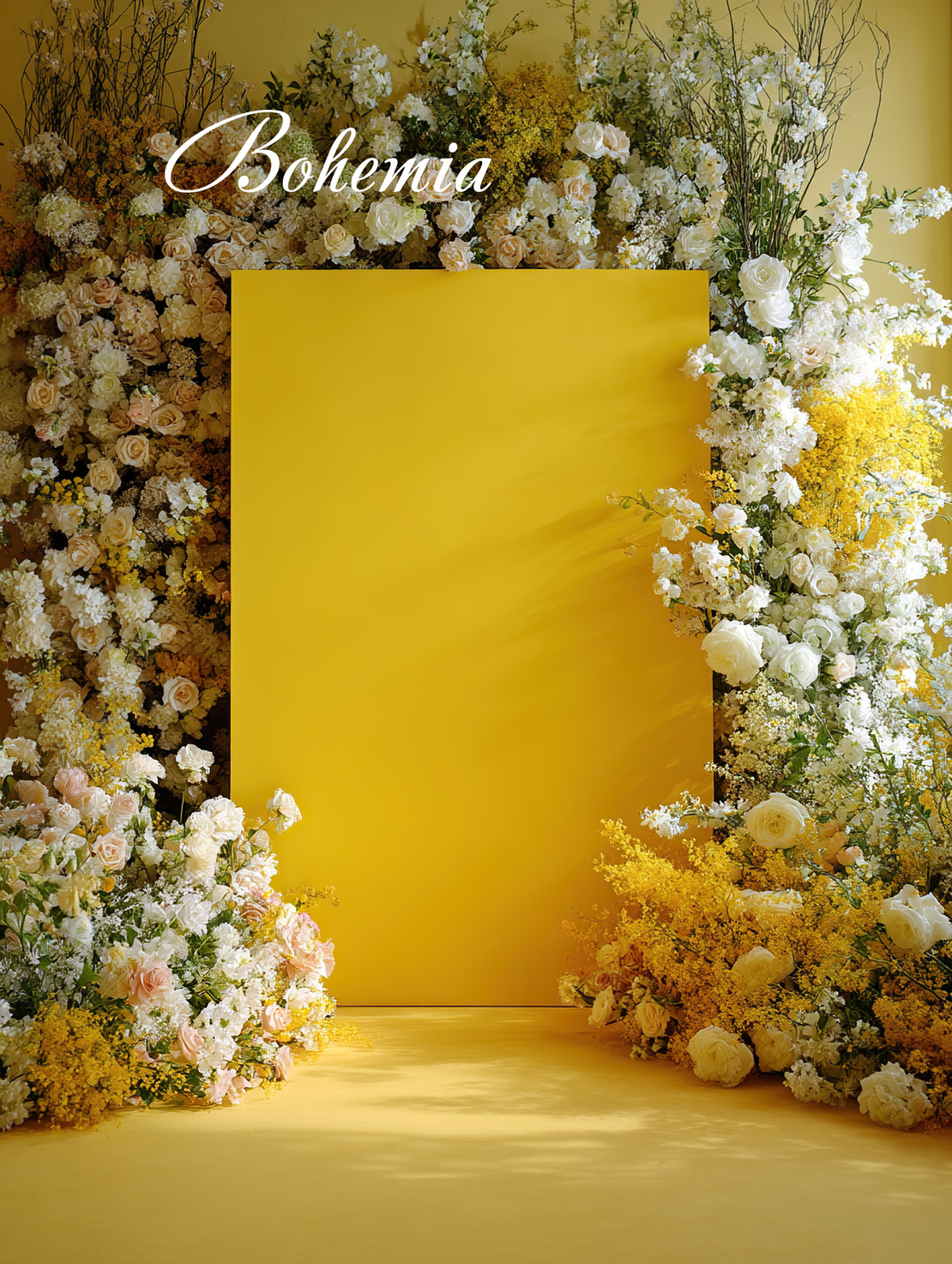 Пролетен фотографски фон с цветя 130