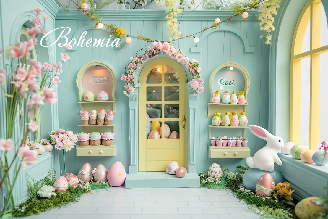 Пролетен Великденски фотографски фон 110