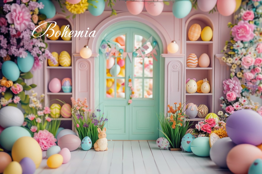 Пролетен Великденски фотографски фон 122