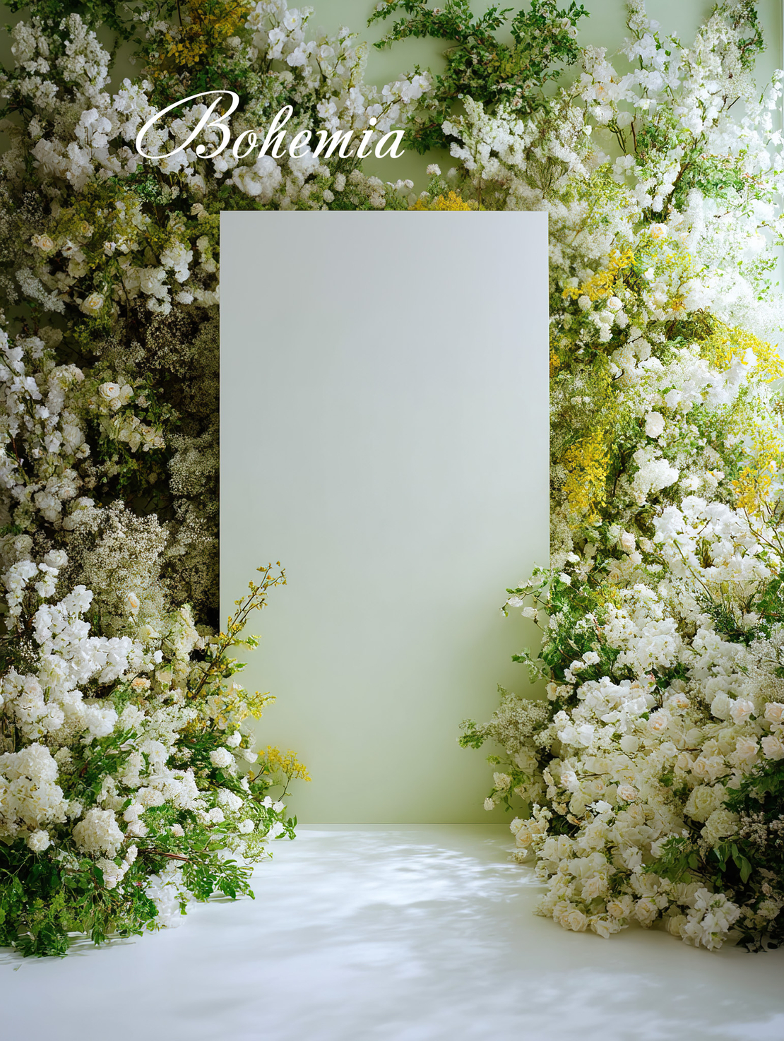 Пролетен фотографски фон с цветя 82