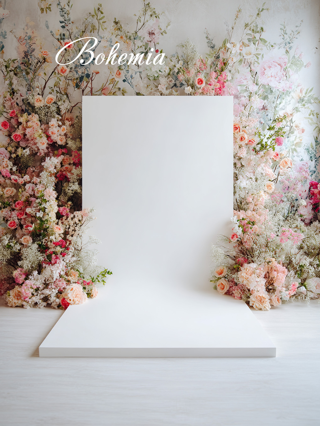 Пролетен фотографски фон с цветя 102