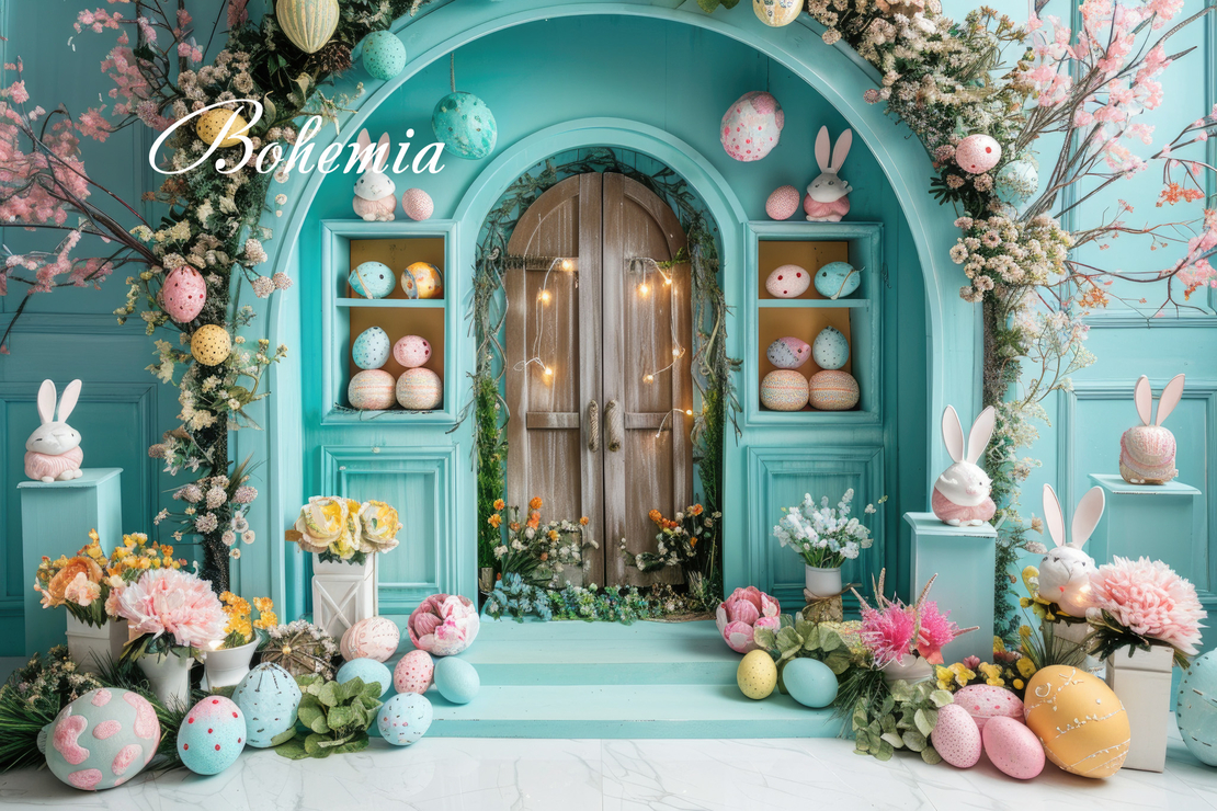 Пролетен Великденски фотографски фон 87