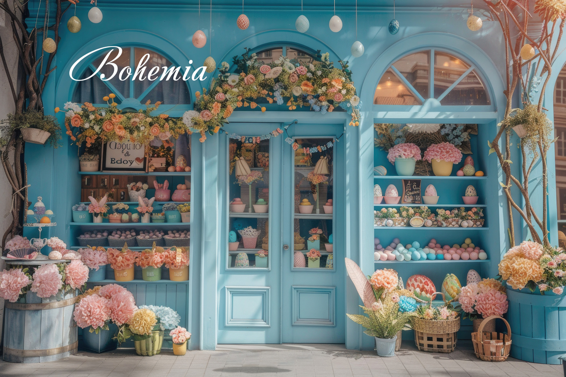 Пролетен Великденски фотографски фон 90