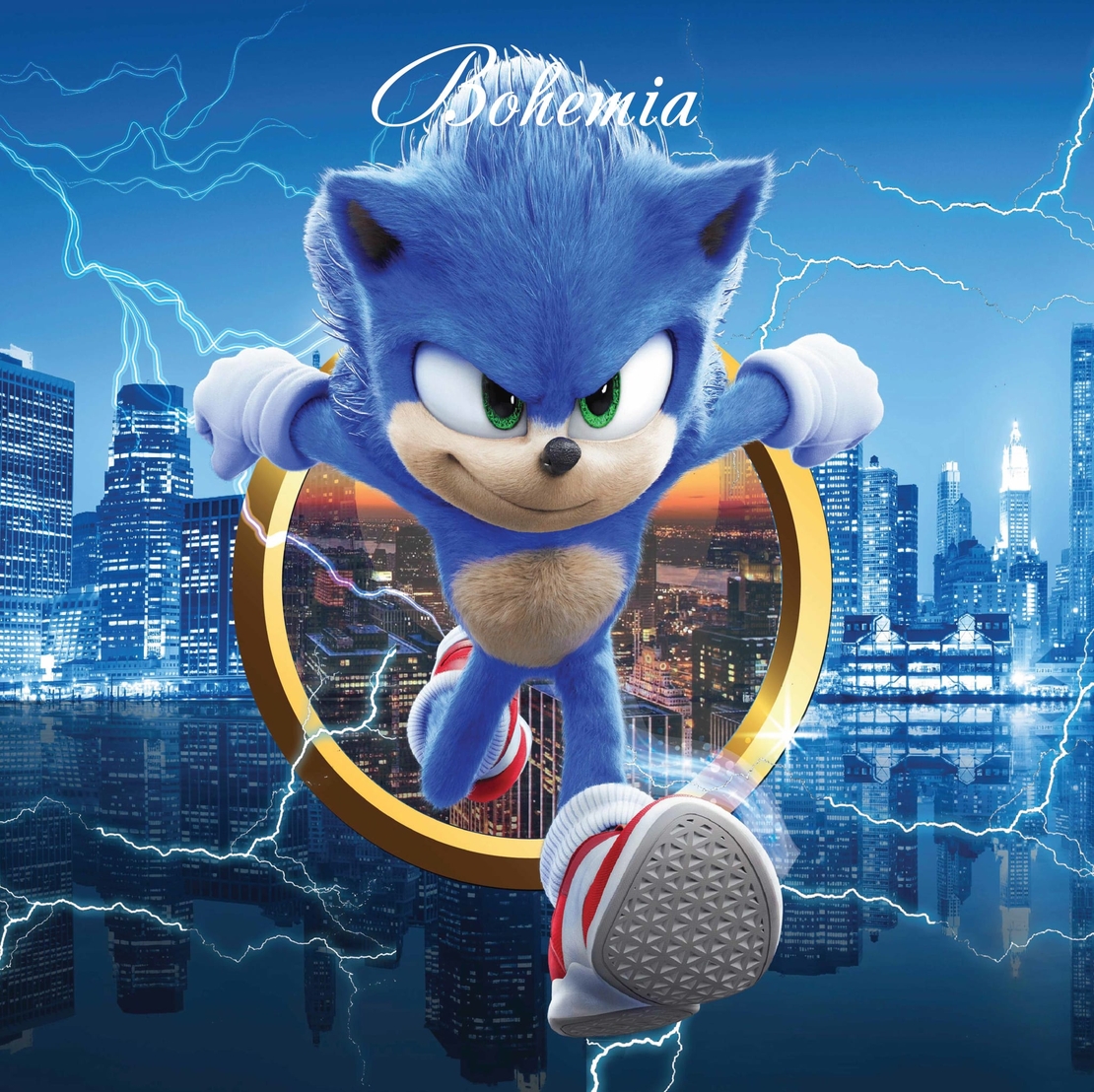 Фон винил Соник