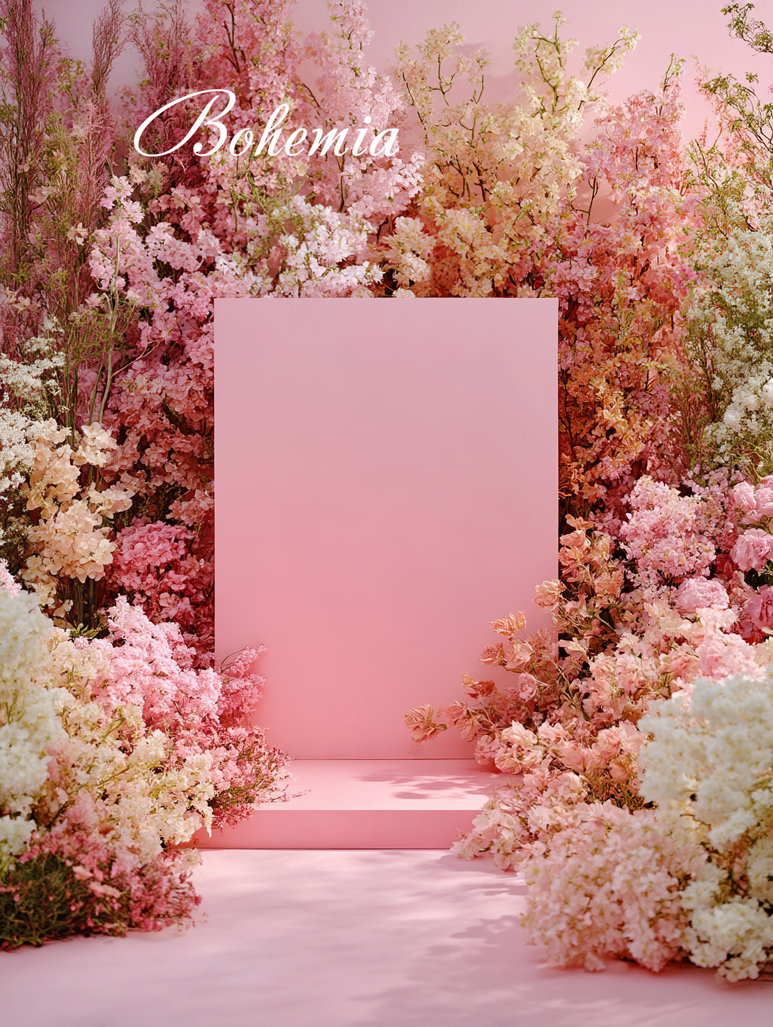 Пролетен фотографски фон с цветя 97