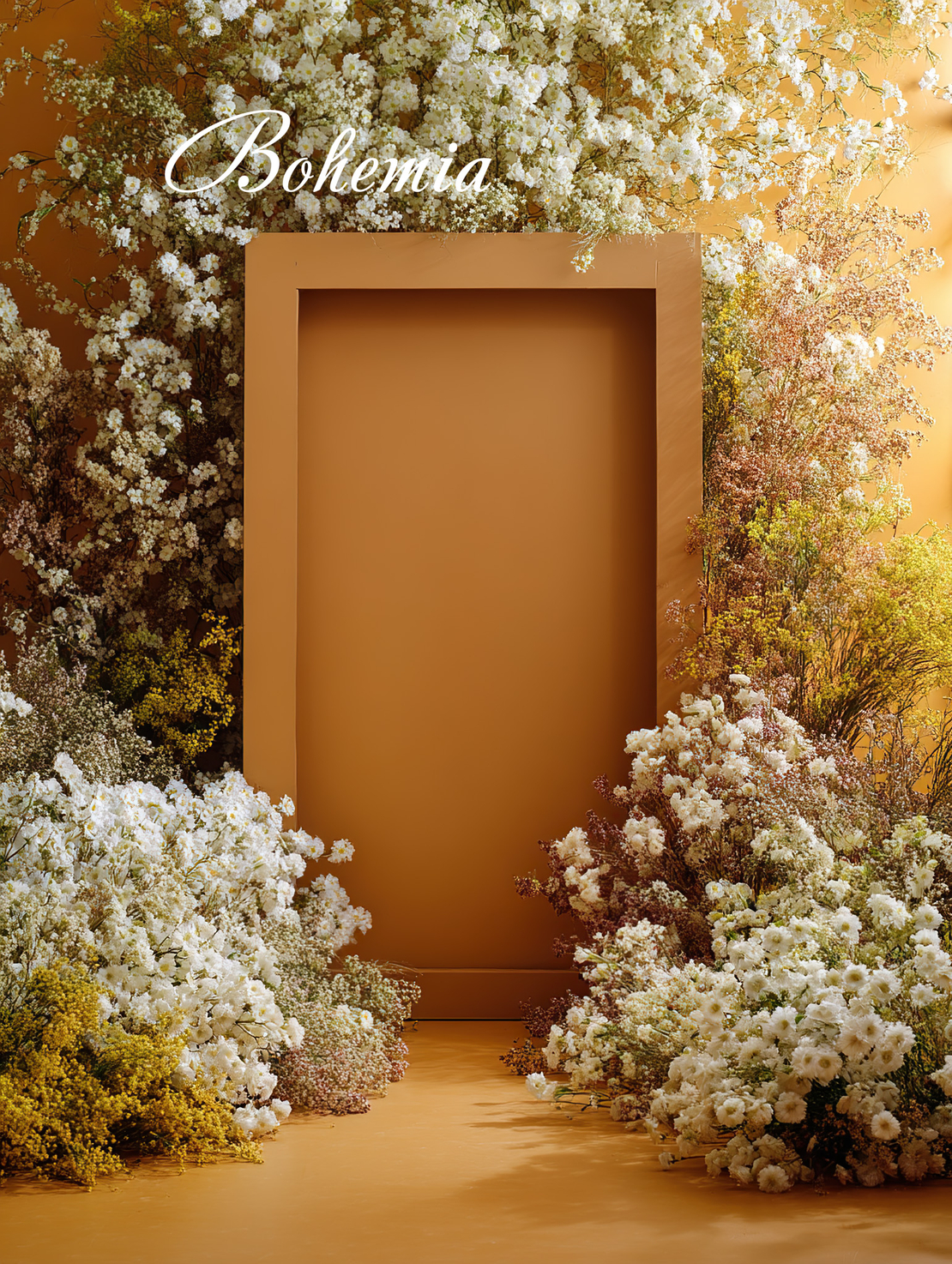 Пролетен фотографски фон с цветя 98