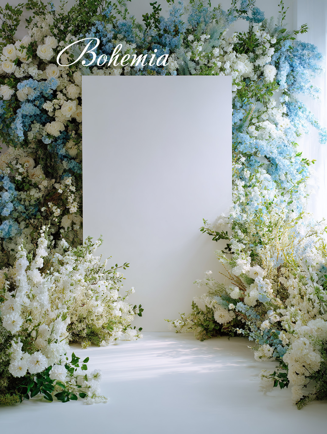 Пролетен фотографски фон с цветя 110