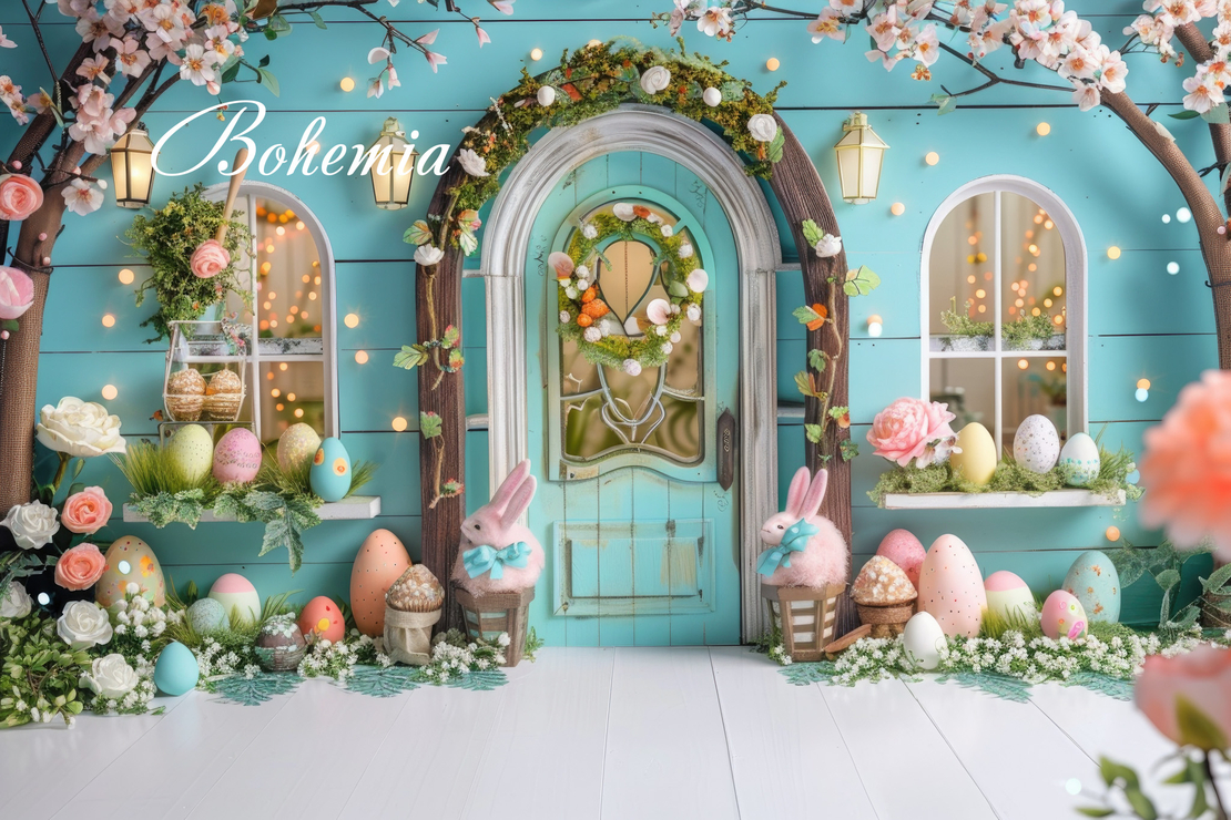 Пролетен Великденски фотографски фон 78