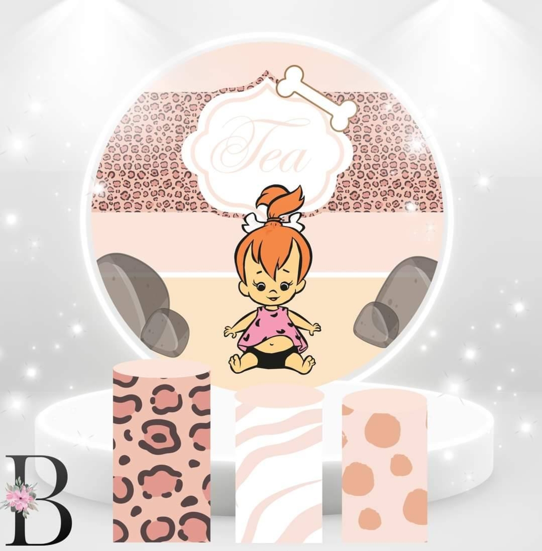 Фон винил Пебълс Семейство Флинтстоун