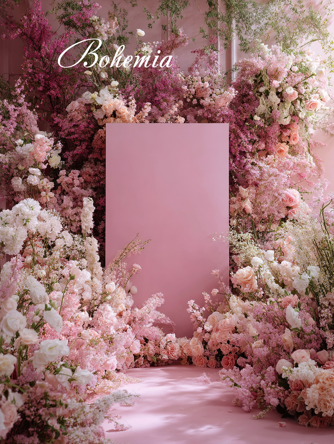 Пролетен фотографски фон с цветя 100