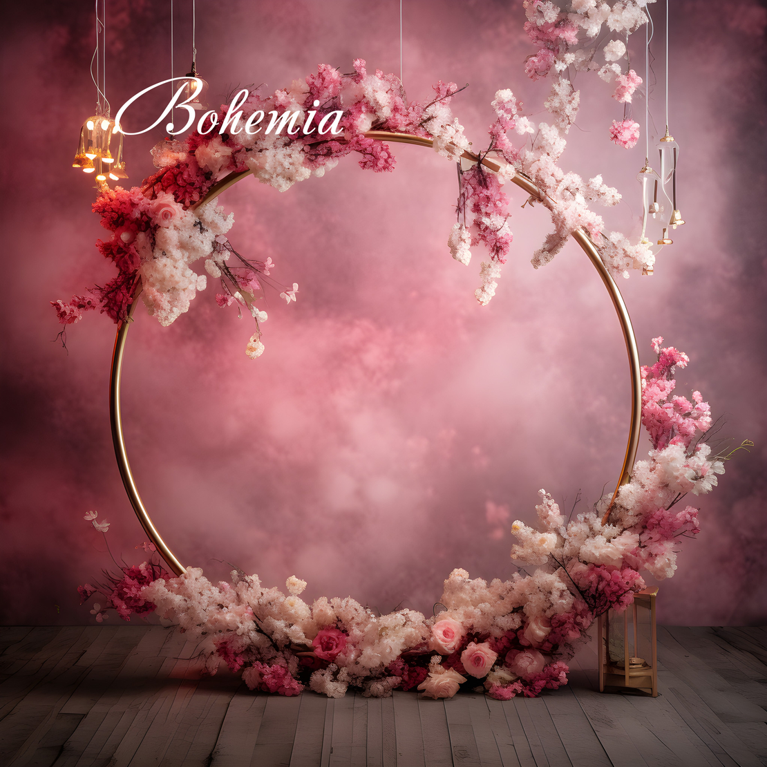 Пролетен фотографски фон с цветя 42