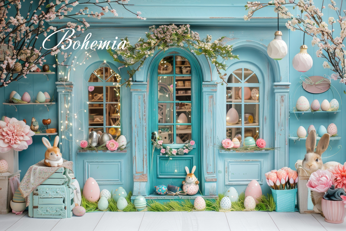 Пролетен Великденски фотографски фон 64