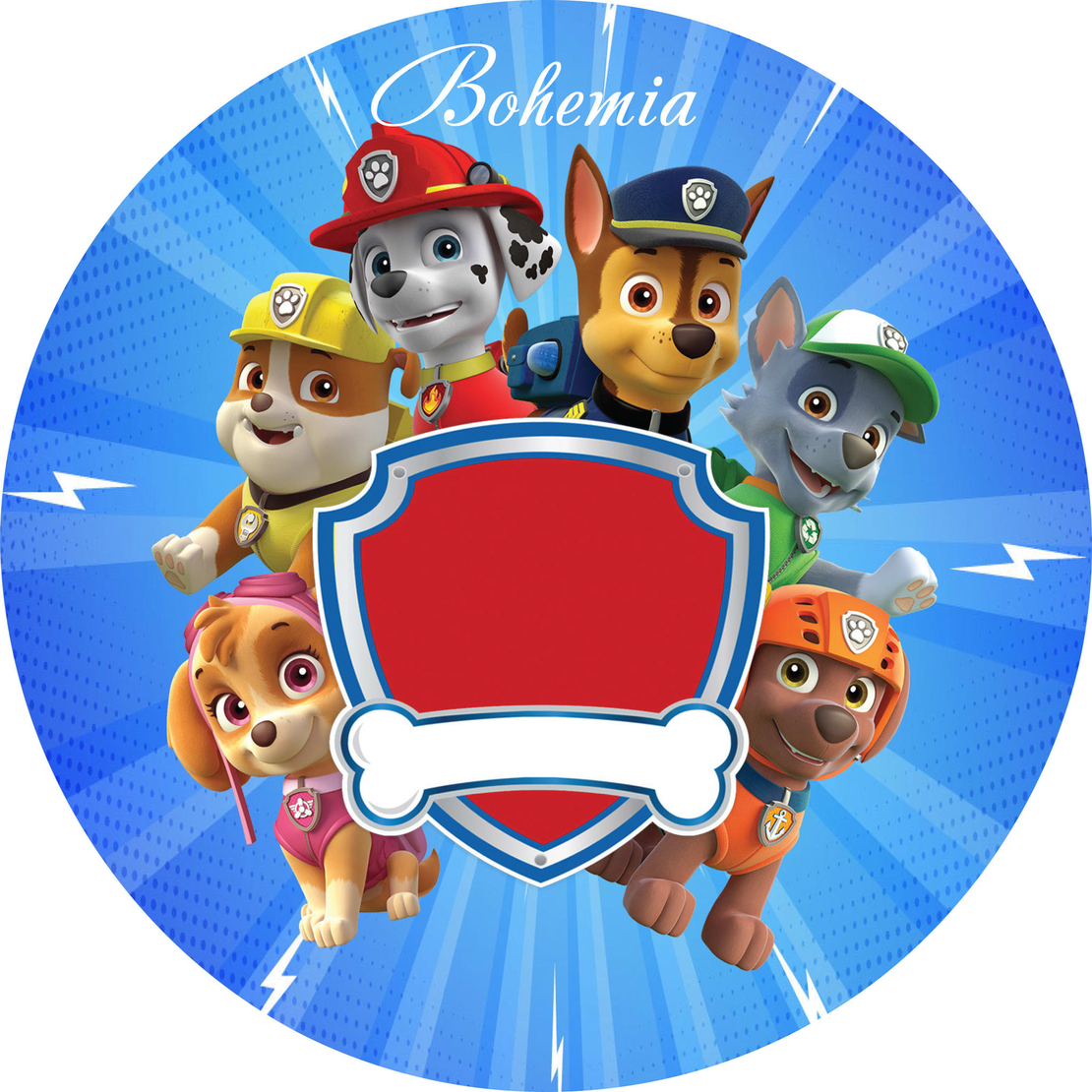 Фон винил Пес Патрул