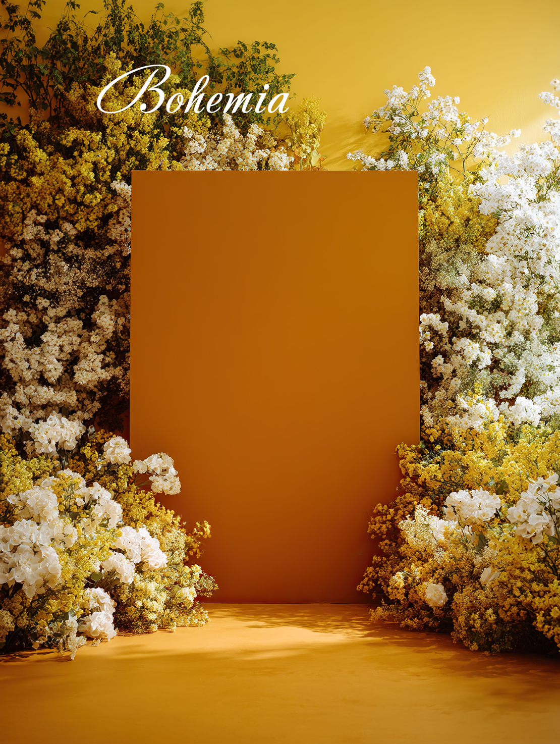 Пролетен фотографски фон с цветя 90