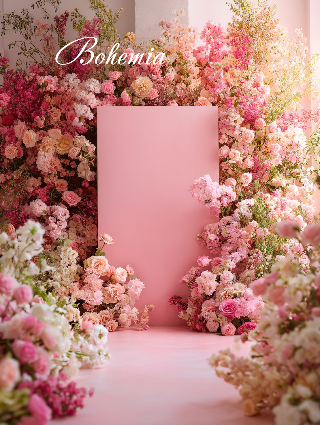 Пролетен фотографски фон с цветя 61