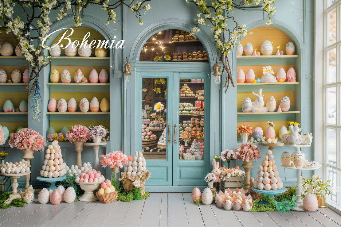 Пролетен Великденски фотографски фон 71