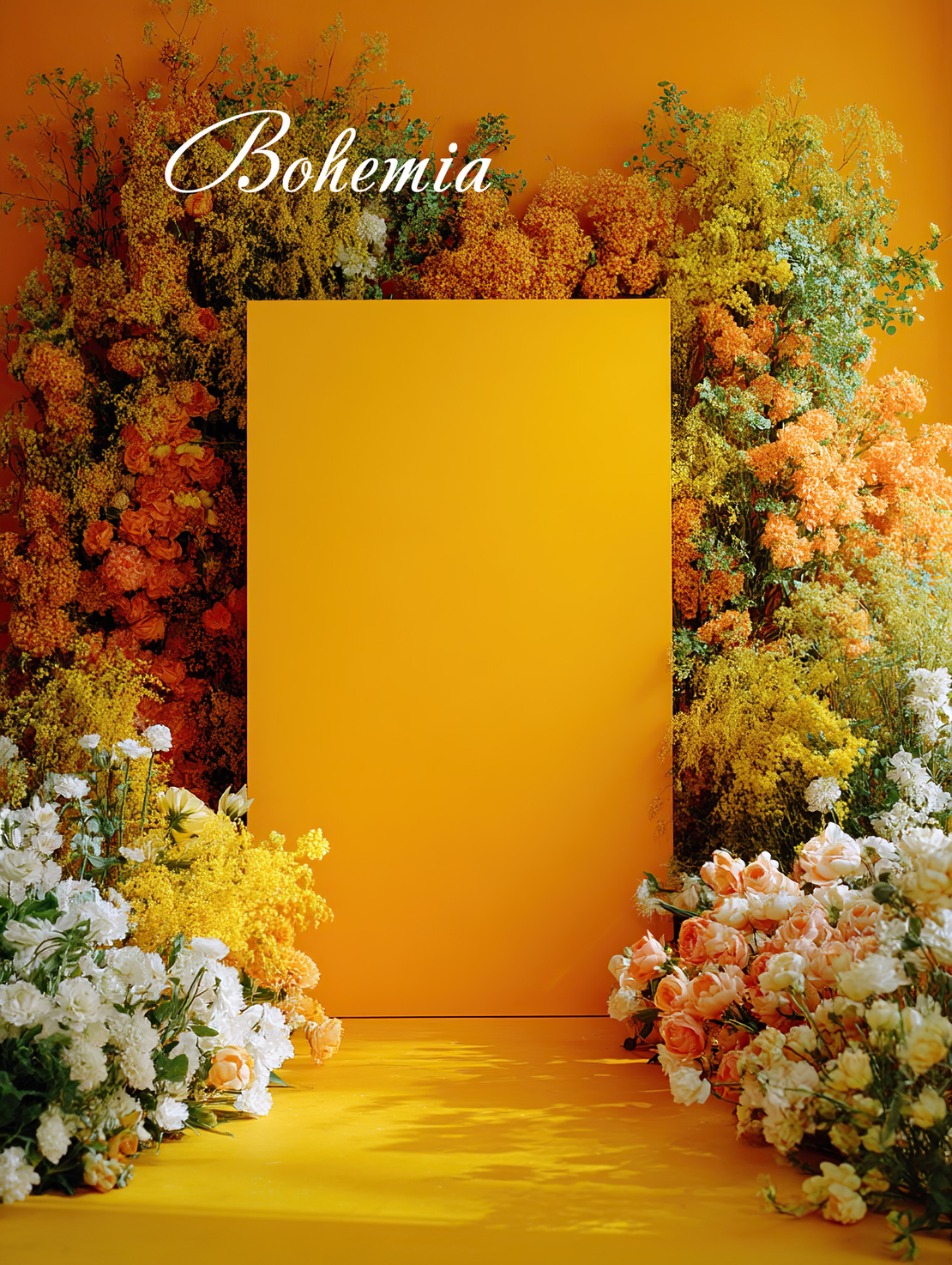 Пролетен фотографски фон с цветя 62