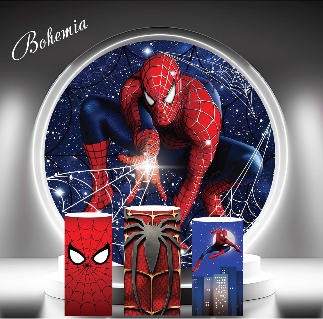 Фон винил Спайдър-Мен