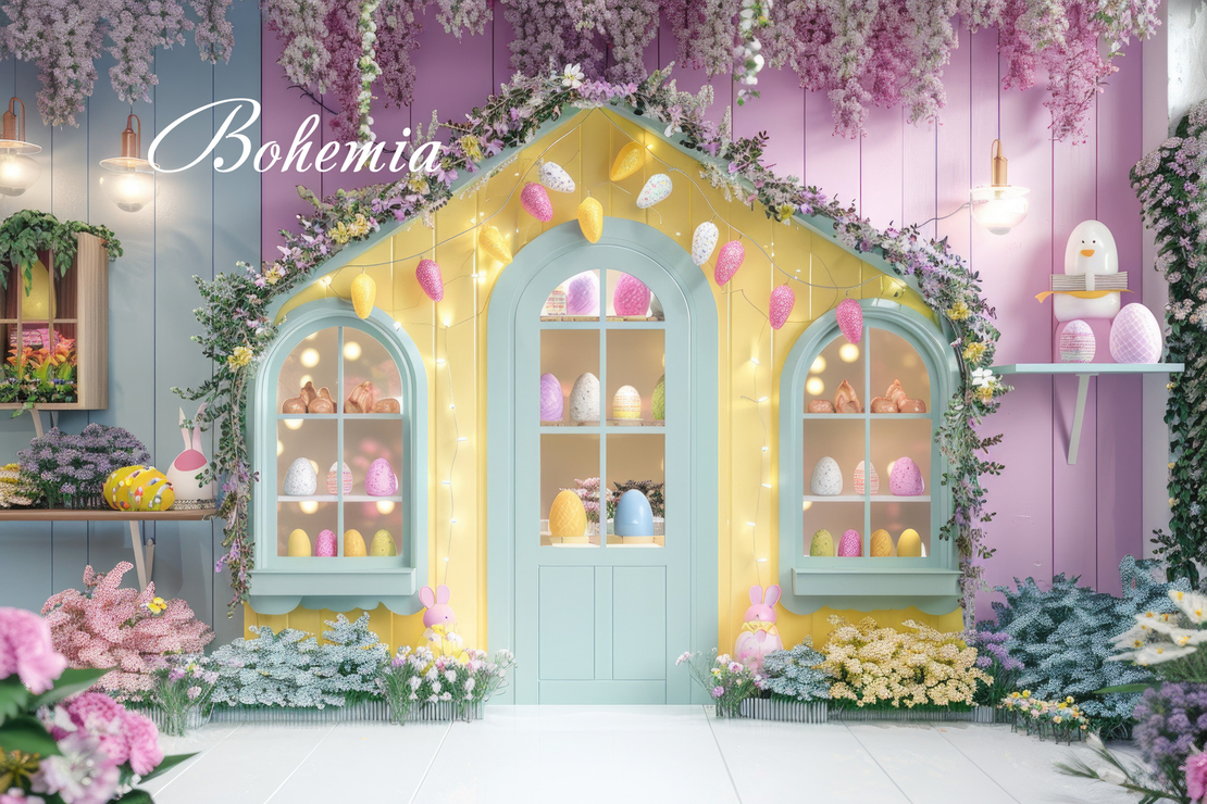 Пролетен Великденски фотографски фон 88