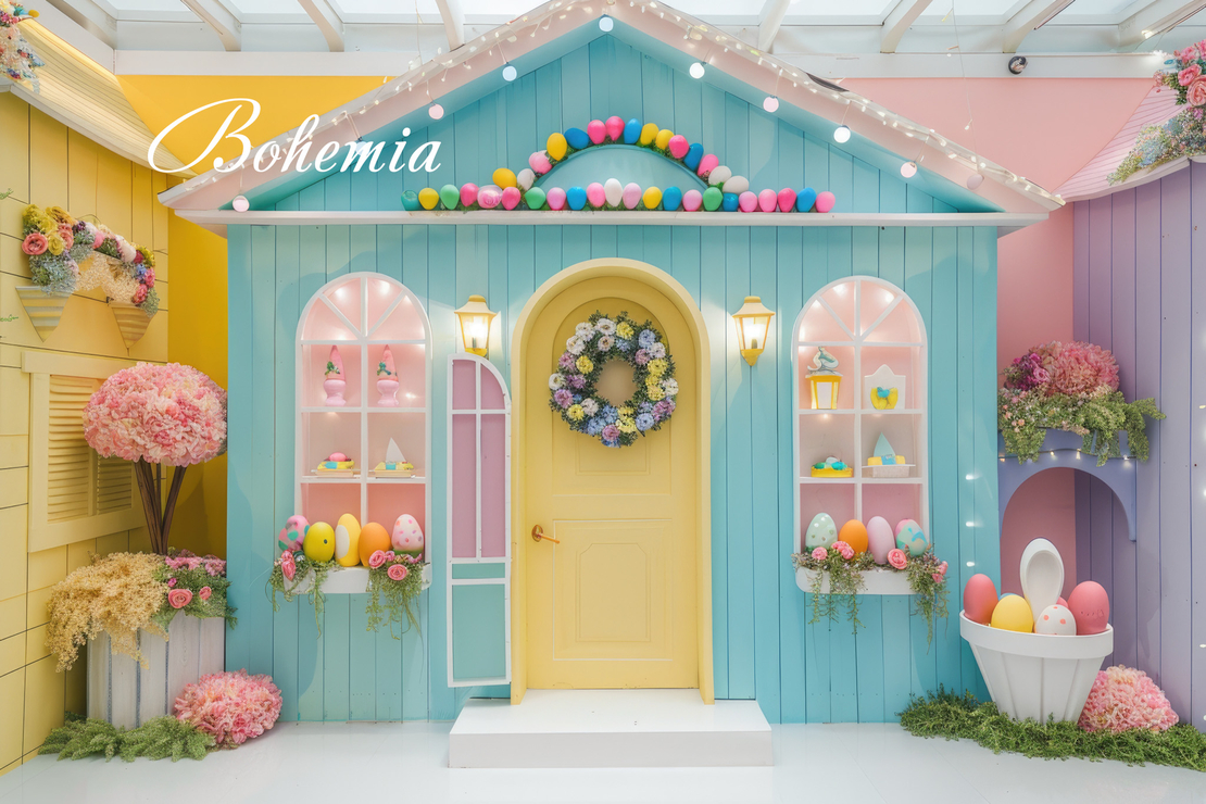 Пролетен Великденски фотографски фон 108