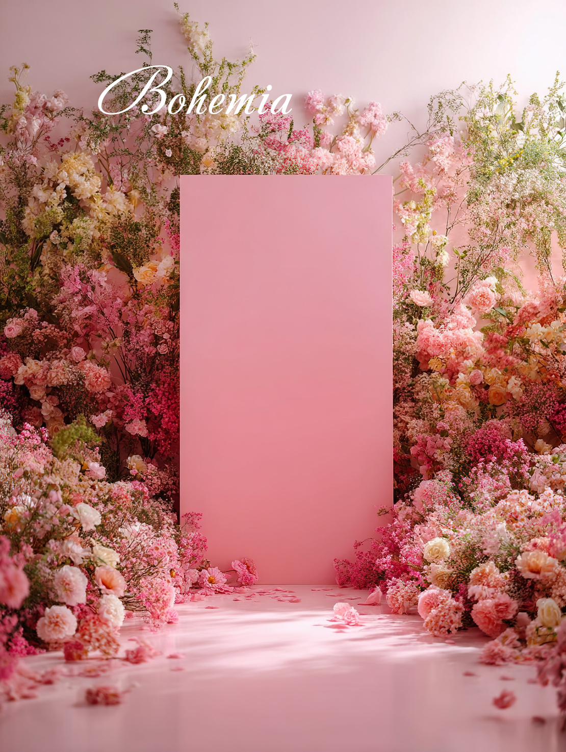 Пролетен фотографски фон с цветя 123