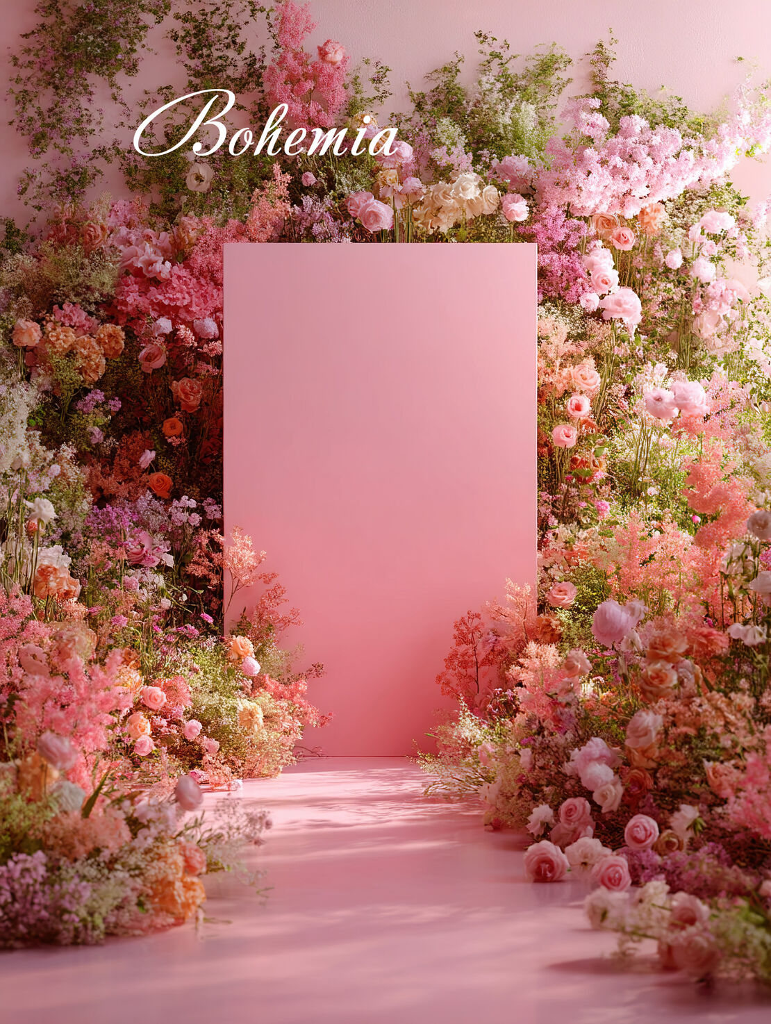 Пролетен фотографски фон с цветя 113