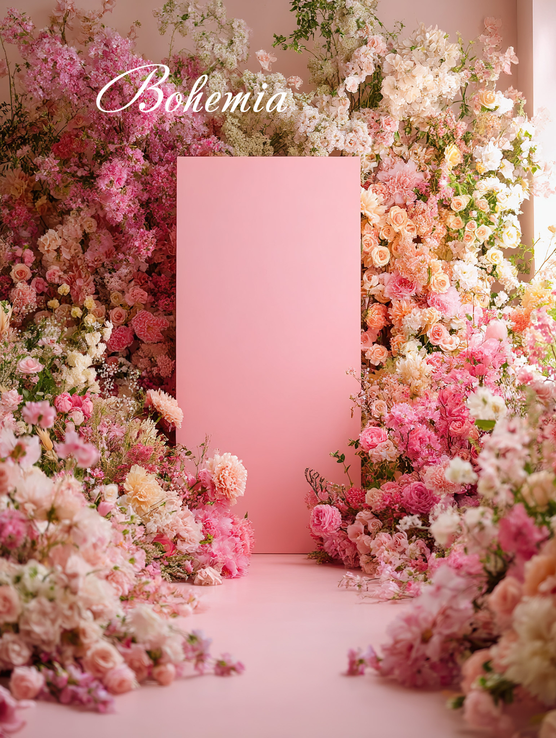 Пролетен фотографски фон с цветя 114