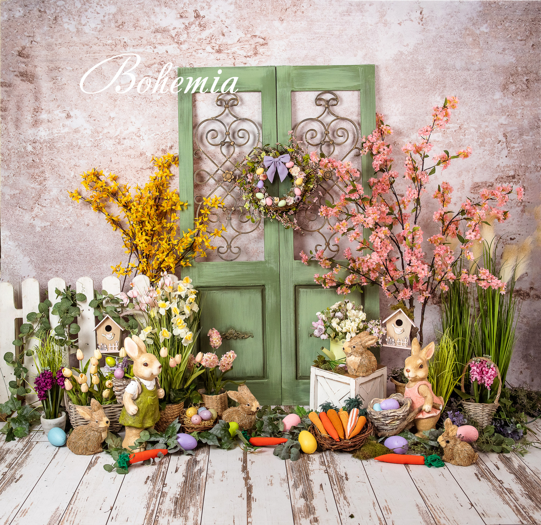 Пролетен Великденски фотографски фон 40