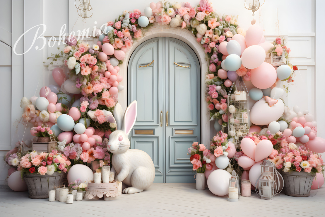 Пролетен Великденски фотографски фон 43