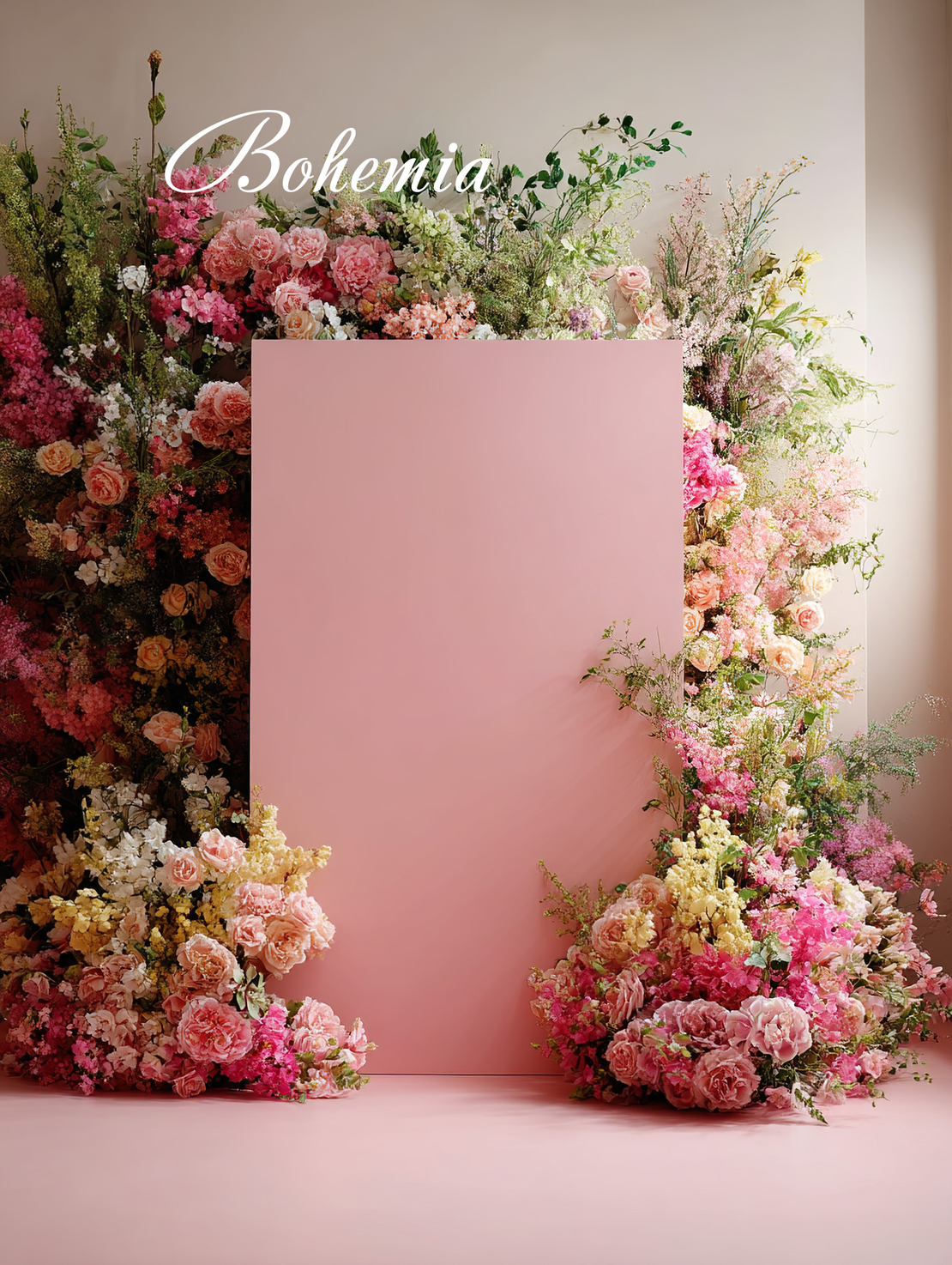 Пролетен фотографски фон с цветя 84