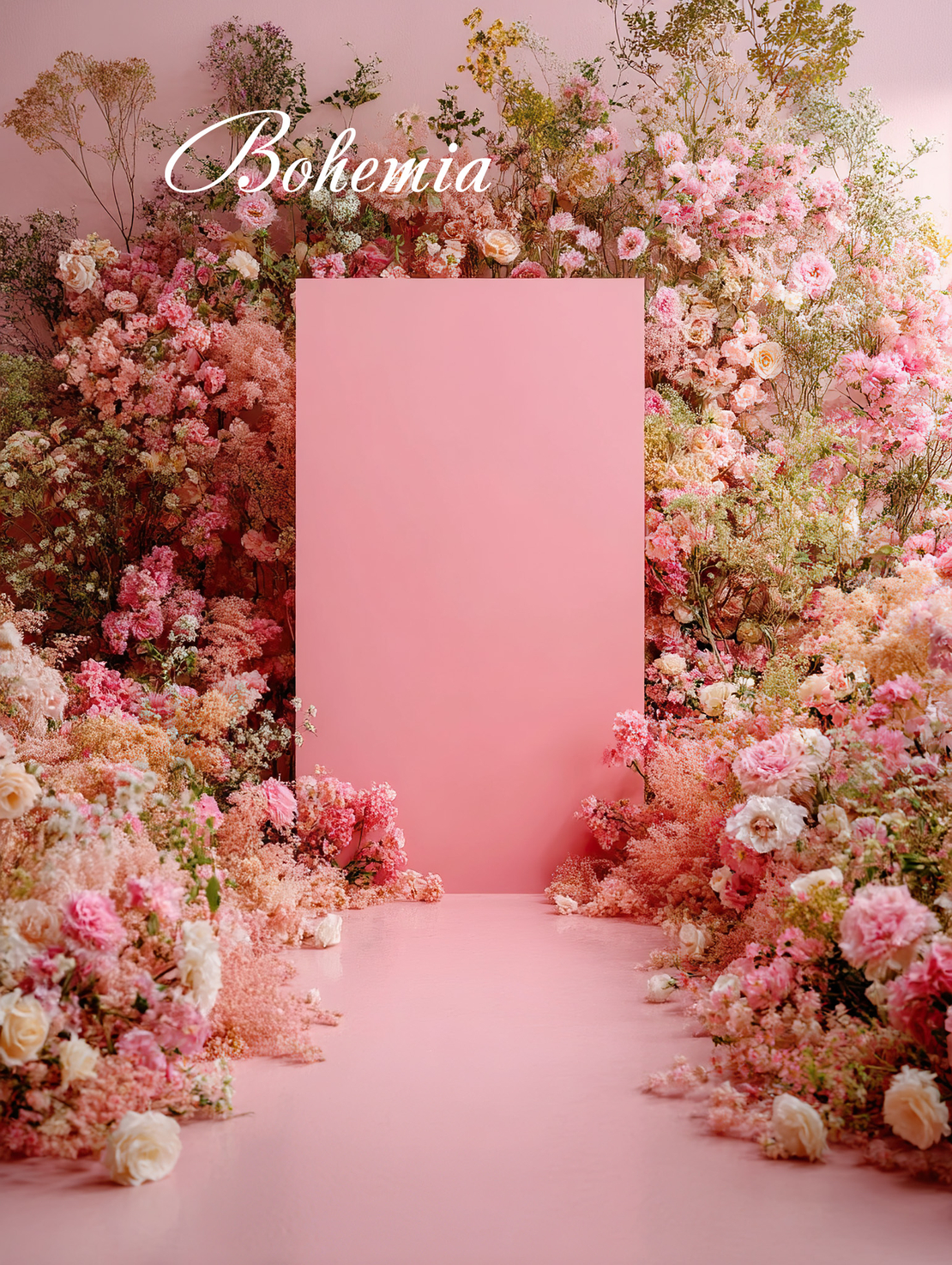 Пролетен фотографски фон с цветя 50