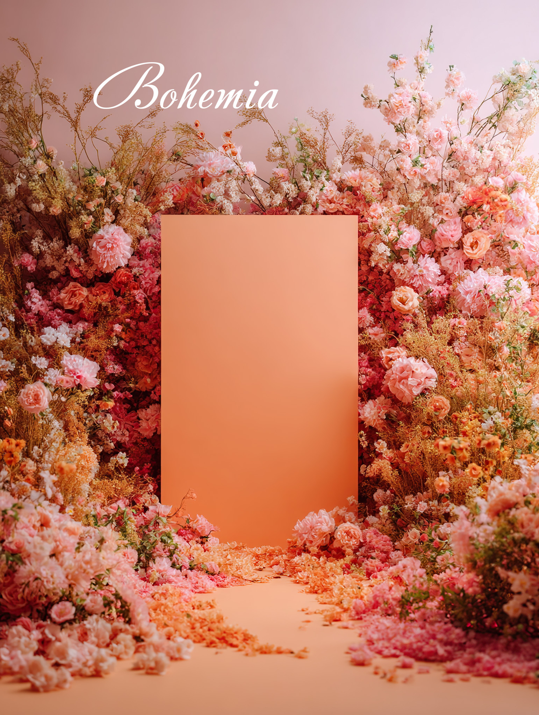 Пролетен фотографски фон с цветя 132