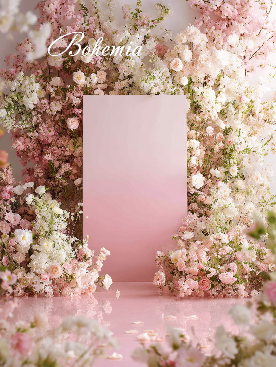 Пролетен фотографски фон с цветя 73