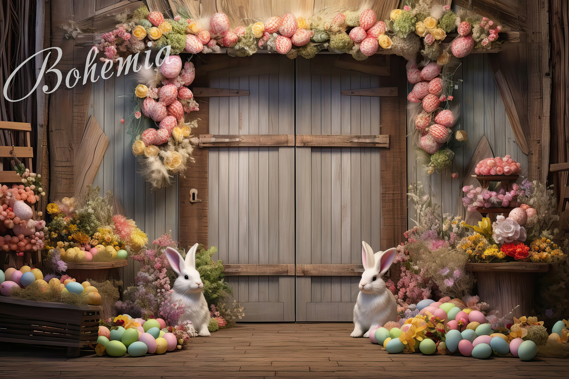 Пролетен Великденски фотографски фон 20