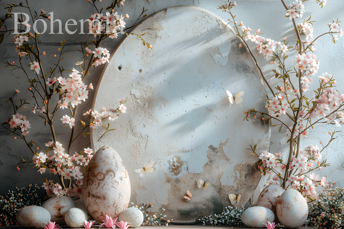 Пролетен Великденски фотографски фон 17