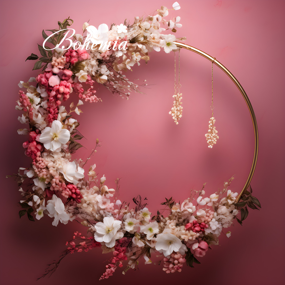 Пролетен фотографски фон с цветя 48