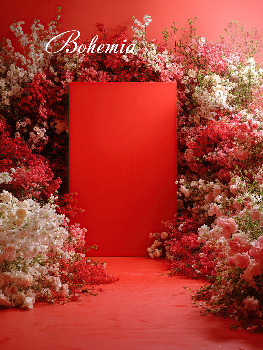 Пролетен фотографски фон с цветя 136