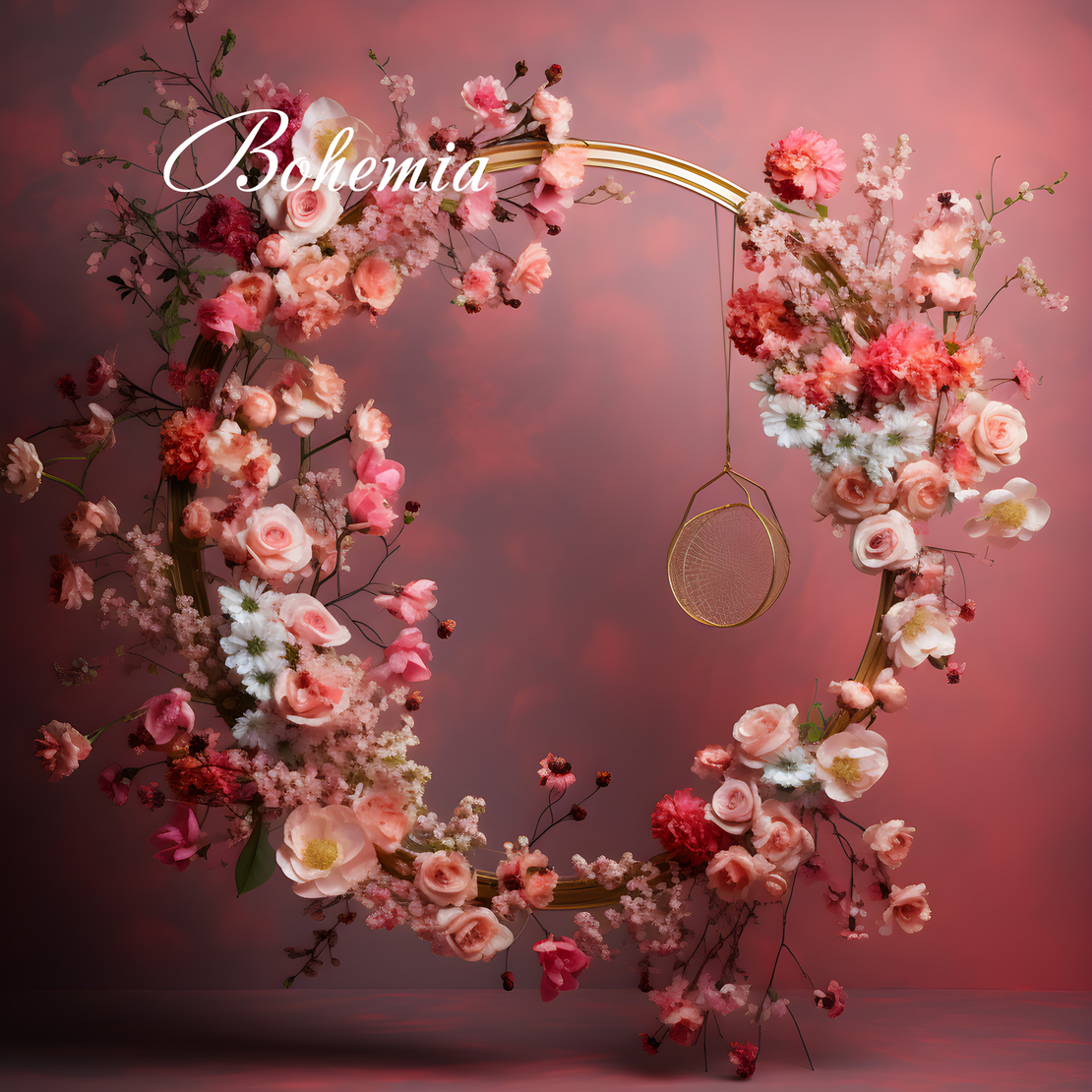 Пролетен фотографски фон с цветя 25