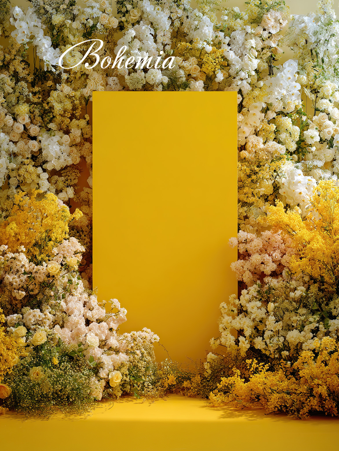 Пролетен фотографски фон с цветя 75