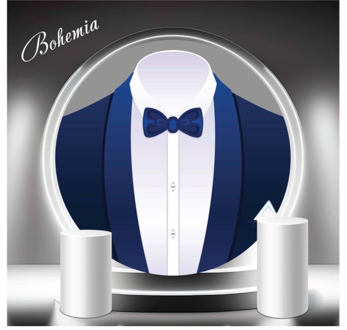Винил син костюм3