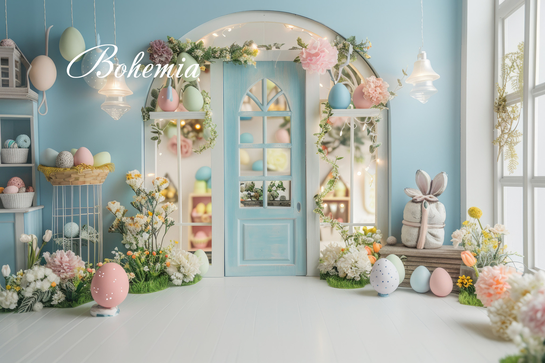 Пролетен Великденски фотографски фон 114