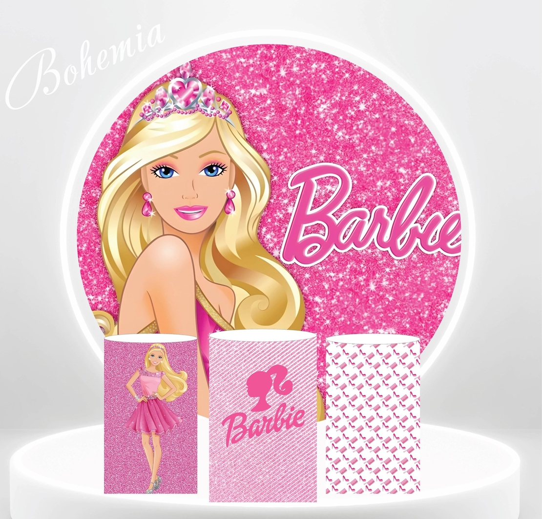 Фон винил Барби