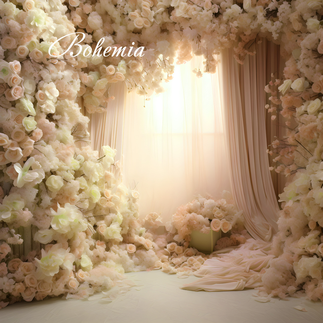 Пролетен фотографски фон с цветя 26