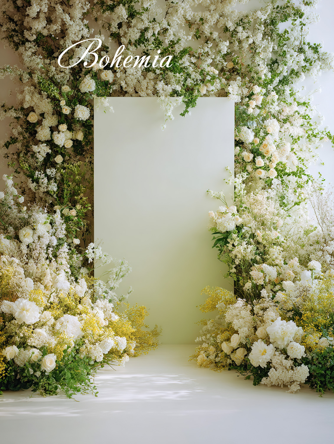 Пролетен фотографски фон с цветя 71