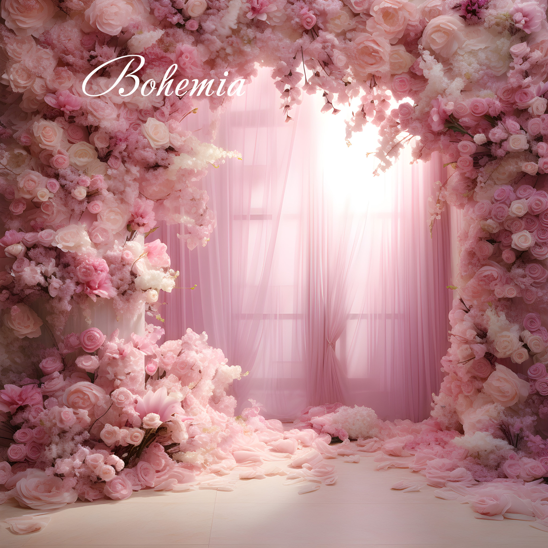 Пролетен фотографски фон с цветя 20